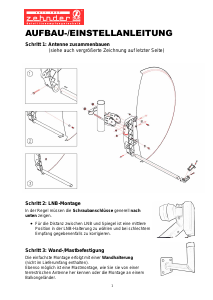 Bedienungsanleitung Zehnder AX-SpecialEdition SAT-spiegel