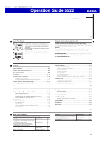 Manual casio g online shock 5522