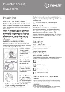 Manual Indesit NIS 41 V UK Dryer