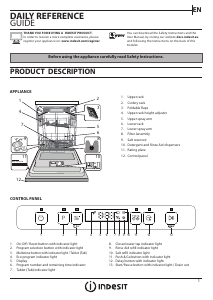 Manual Indesit DFO 3T133 F UK Dishwasher