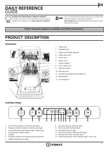 Handleiding Indesit DSFO 3T224 Z UK N Vaatwasser