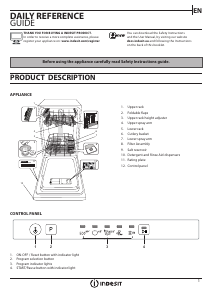 Manual Indesit DSIE 2B10 UK N Dishwasher