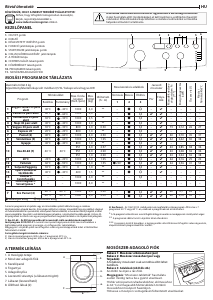 Használati útmutató Indesit EWUD 41051 W EU N Mosógép