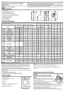 Manuál Indesit BWSA 61251 W EE N Pračka