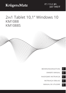 Manual Krüger and Matz KM1088 Tablet