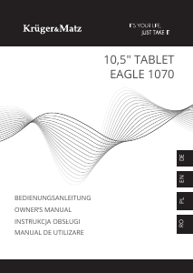 Handleiding Krüger and Matz KM1070 Tablet