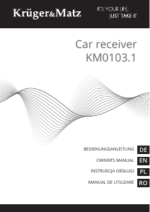 Manual Krüger and Matz KM01031 Car Radio
