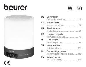 Руководство Beurer WL 50 Световой будильник
