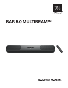 Manual JBL Bar 5.0 MultiBeam Speaker