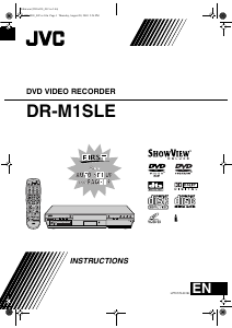 Manual JVC DR-M1 DVD Player
