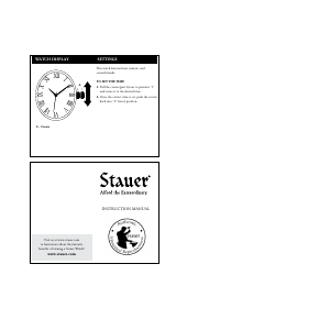 Handleiding Stauer 46659 Horloge
