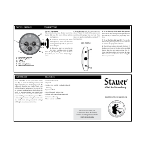 Handleiding Stauer 42254 Horloge