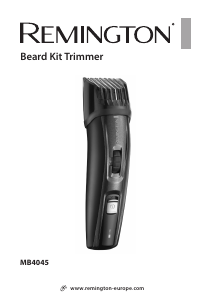 Manual Remington MB4046 Beard Trimmer