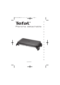 Manual Tefal CB553812 Grelhador de mesa