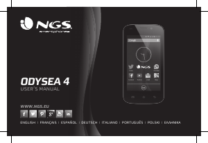 Handleiding NGS Odysea 4 Mobiele telefoon