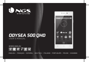 Instrukcja NGS Odysea 500 QHD Telefon komórkowy