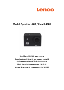 Mode d’emploi Lenco Sportcam 700 Caméscope action