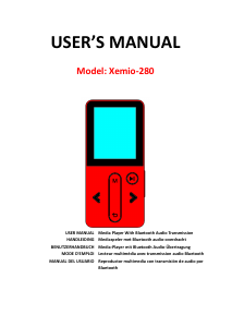 Manual Lenco XEMIO-280 Mp3 Player