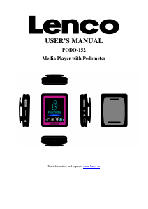 Manual Lenco PODO-152 Mp3 Player