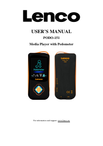 Manual Lenco PODO-151 Mp3 Player