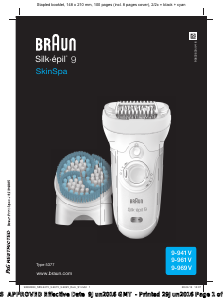 Handleiding Braun 9-969V Silk-epil 9 Epilator