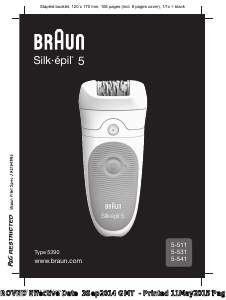 Εγχειρίδιο Braun 5-531 Silk-epil 5 Αποτριχωτική μηχανή