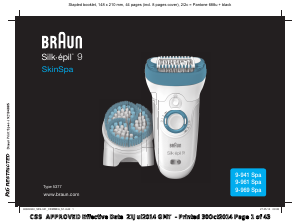 Braun Silk-épil 9 SkinSpa 9-941 specifications