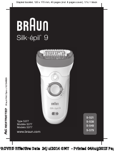 Manual de uso Braun 9-538 Silk-epil 9 Depiladora