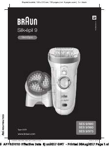 Käyttöohje Braun SES 9/980 Silk-epil 9 SkinSpa Epilaattori