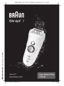 Kullanım kılavuzu Braun 7-569 WD Silk-epil 7 Epilatör