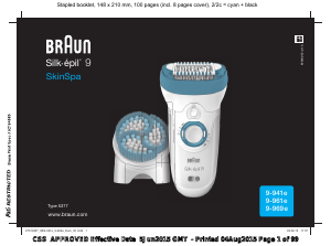 Handleiding Braun 9-969e Silk-epil 9 Epilator