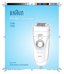 Посібник Braun 7285 Silk-epil Xpressive Епілятор