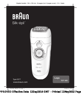 Handleiding Braun 7071 WD Silk-epil Epilator