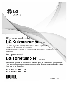 Käyttöohje LG RC7064A5Z Kuivausrumpu