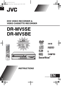 Manual JVC DR-MV5 DVD Player