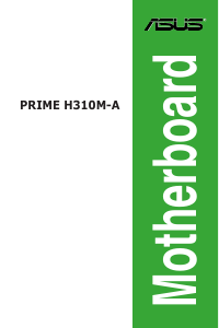 説明書 エイスース PRIME H310M-A/CSM マザーボード