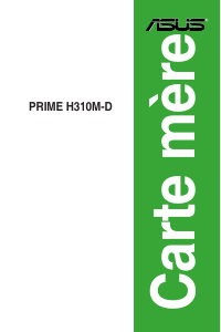 Mode d’emploi Asus PRIME H310M-D/CSM Carte mère