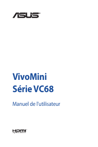 Mode d’emploi Asus VC68V VivoMini Ordinateur de bureau