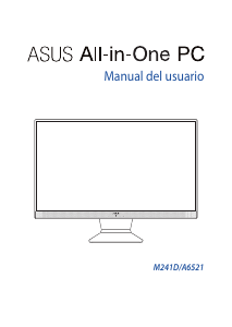 Manual de uso Asus M241 Computadora de escritorio