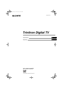 Bruksanvisning Sony KD-32NX100AEP TV