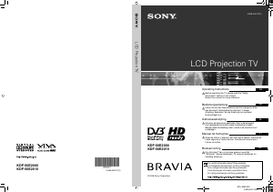 Handleiding Sony KDF-50E2010 Televisie