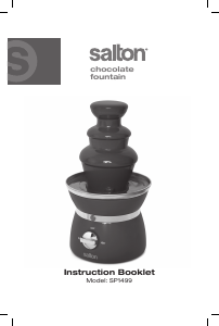 Bruksanvisning Salton SP1499 Chokladfontän