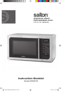 Manual Salton MW-2079 Microwave