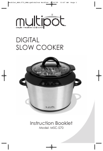 Manual Salton MSC-570 Multipot Slow Cooker
