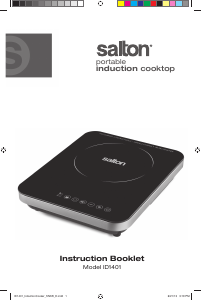 Handleiding Salton ID1401 Kookplaat