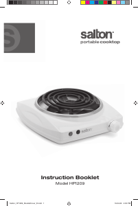 Handleiding Salton HP1209 Kookplaat