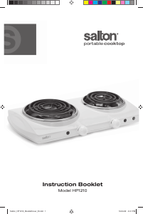 Handleiding Salton HP1210 Kookplaat