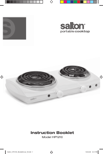 Manual Salton HP1210 Hob