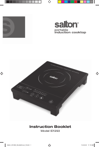 Handleiding Salton ID1293 Kookplaat