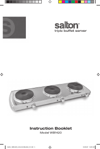 Handleiding Salton WB1420 Kookplaat